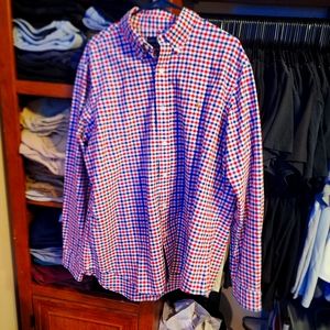 Men's Ralph Lauren Long Sleeve Button Down Size XL Red/Blue/White Plaid